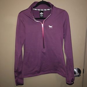 PINK Ultimate fleece lines quarter zip